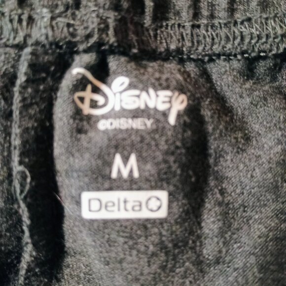 EUC: Girls' Disney Daisy Duck sz Medium Black and Pink Leggings - Picture 3 of 4